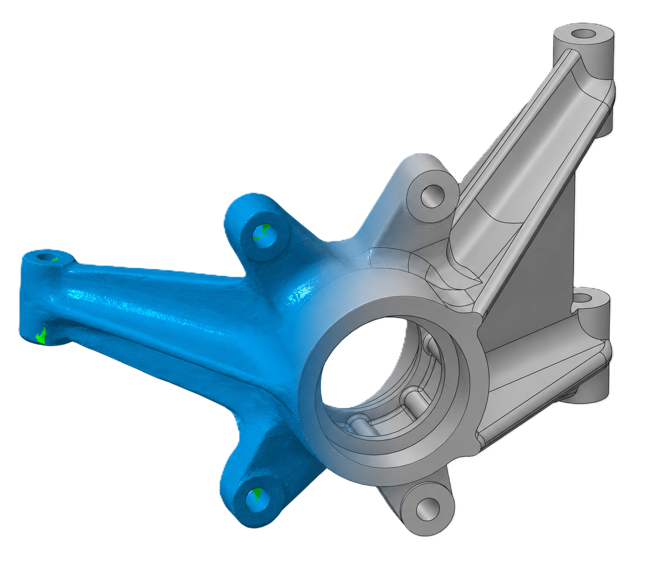 Scan-to-CAD reconstruction of the Pygmée upright
